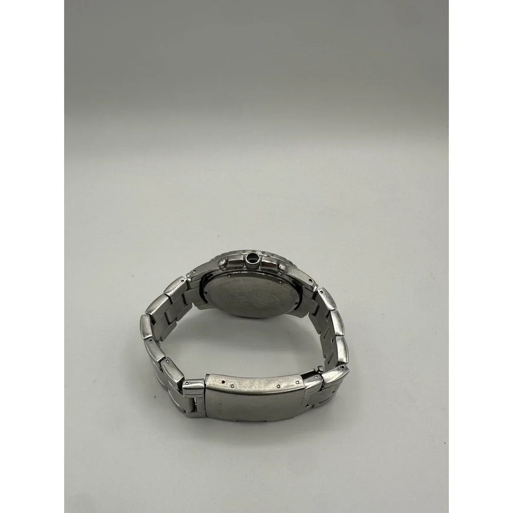 Fossil Wristwatch Men's Silver Stainless Steel Chronograph 100M CH-2465